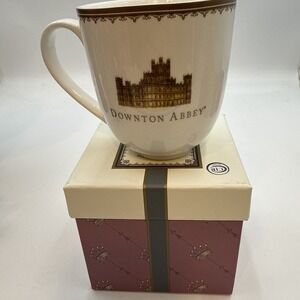 Downton Abbey Coffee/Tea Cup Mug Ceramic Highclere Castle Dowager Countess nib